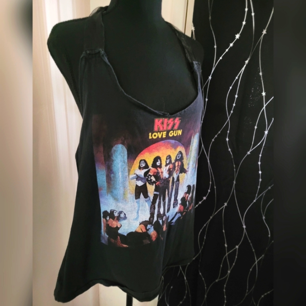 KISS Love Gun Custom Halter Top XL